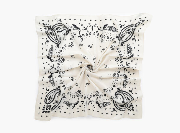 MANZINI Skjerf 90 x 90 cm Offwhite 11 