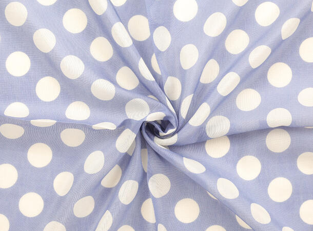 MANZINI Skjerf Polkadott 55 x 55 cm Lys blå 71 