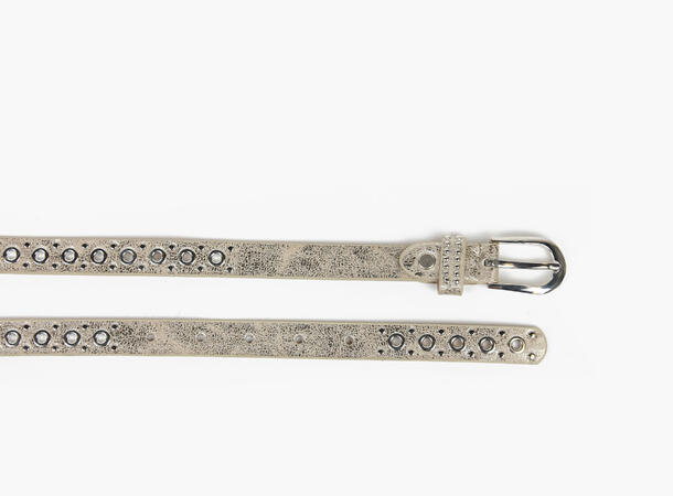 MANZINI Smalt Belte med Hull 24 gold 