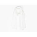 MANZINI Solid Viscose Scarf 01 White