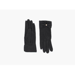 MANZINI Touch Gloves With Bow 09 Black