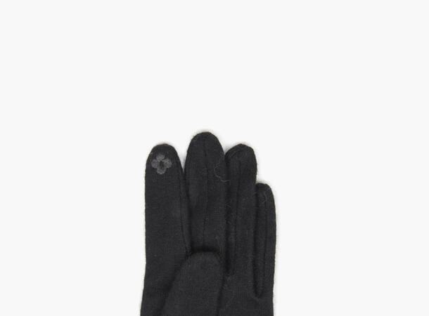 MANZINI Touch Gloves With Bow 09 Black 