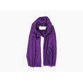 MONTECRISTO Klassisk Ensfarget Ullskjerf 69 Dark lilac