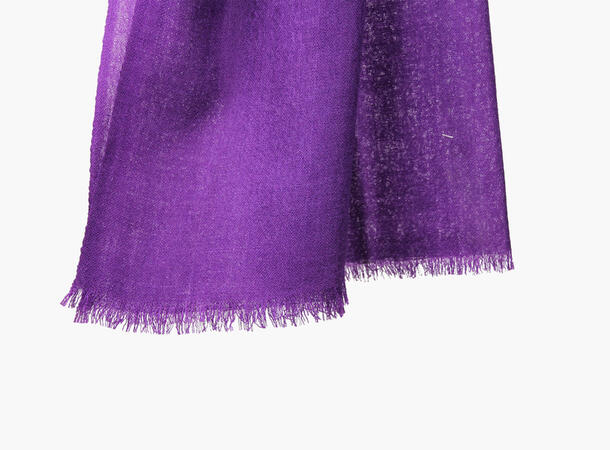 MONTECRISTO Klassisk Ensfarget Ullskjerf 69 Dark lilac 