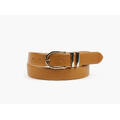 MONTECRISTO Skinnbelte med Gullspenne 17 Camel 95 cm