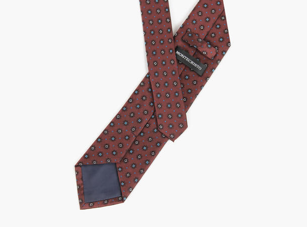 Montecristo woven tie 7,6 cm Burgund 49 