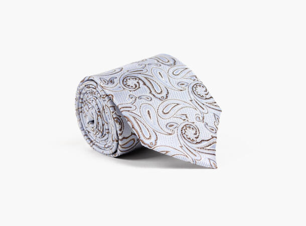 Montecristo woven tie 7,6 cm Lys blå 71 