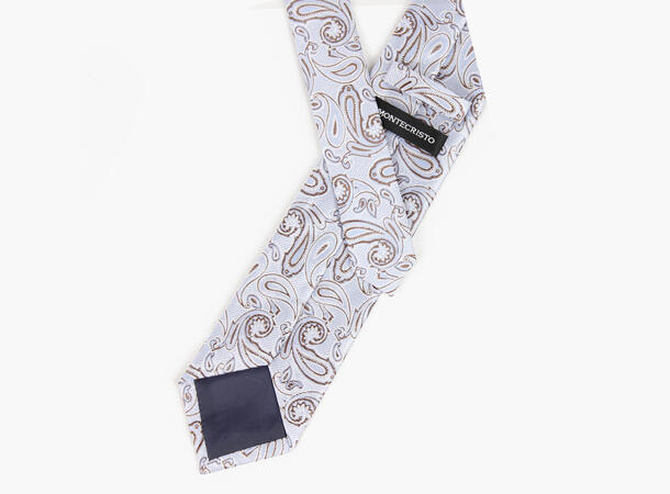 Montecristo woven tie 7,6 cm Lys blå 71 