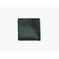 NOHR Carlos Polkadot Silk Pocket Square Oliven grønn 89