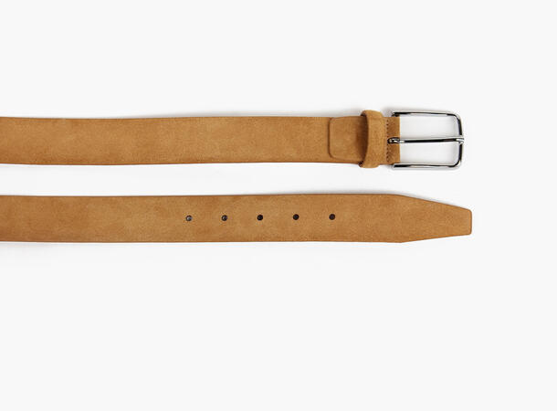 NOHR Como Semsket Skinnbelte Offwhite 11 95 cm 