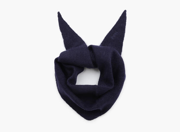 NOHR Gabriella Wool Mohair Triangle Marine blå 79 