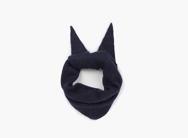 NOHR Gabriella Wool Mohair Triangle Marine blå 79 