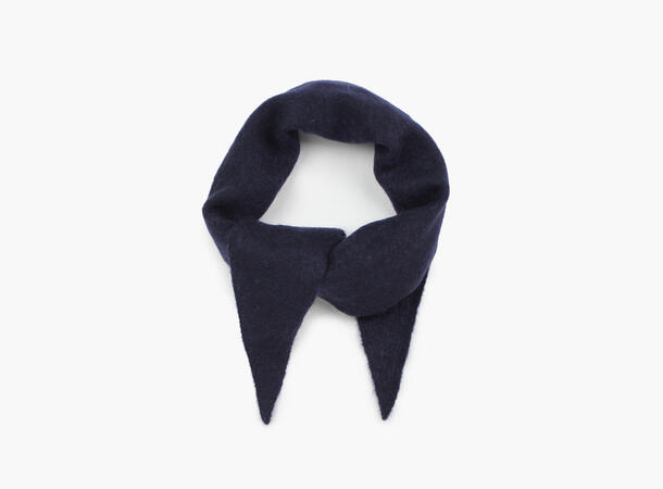 NOHR Gabriella Wool Mohair Triangle Marine blå 79 