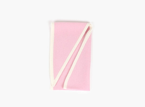 NOHR Lara Duo Wool Cashmere Triangle Lys Rosa 51 