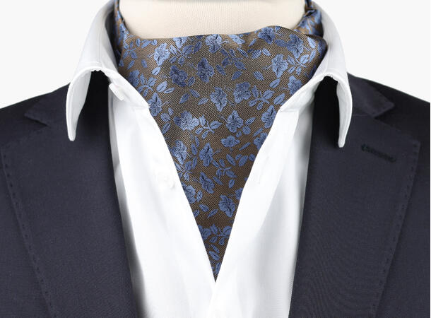 NOHR Leander Silk Ascot Brun 19 