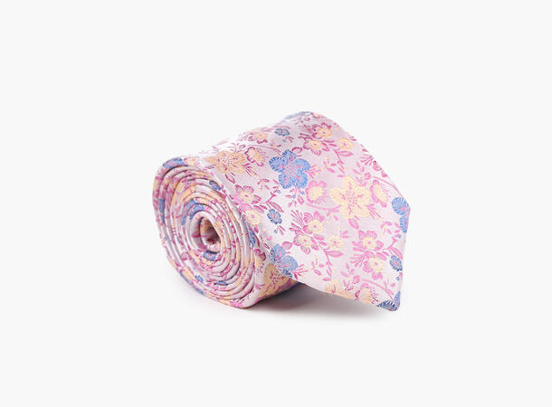 NOHR Liam Silk Tie 7,6 cm Lys Rosa 51 