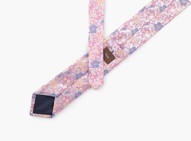 NOHR Liam Silk Tie 7,6 cm Lys Rosa 51 
