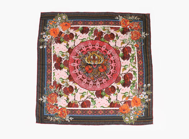 NOHR Line Silkeskjerf 65 x 65 cm Cerisse 58 