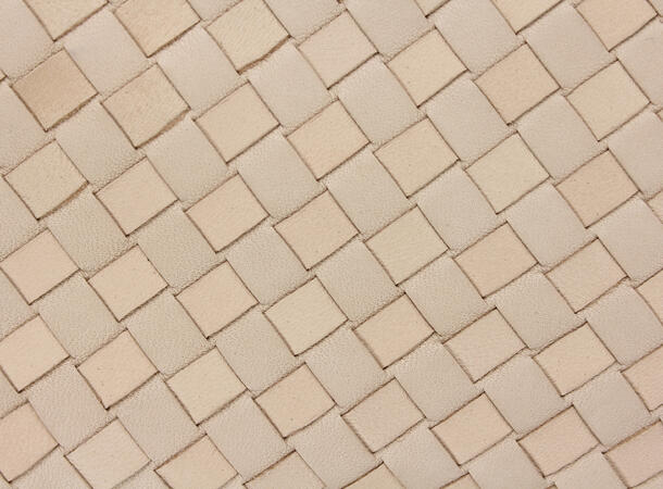 NOHR Molly Braided Leather Gloves Vanilje 12 7 