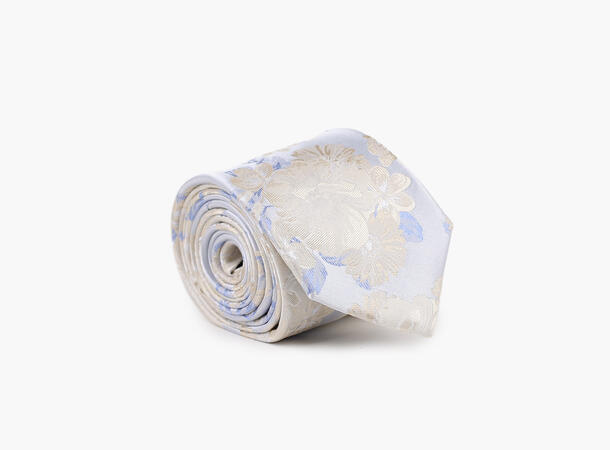 NOHR Sammy Silk Tie 7,6 cm Lys blå 71 