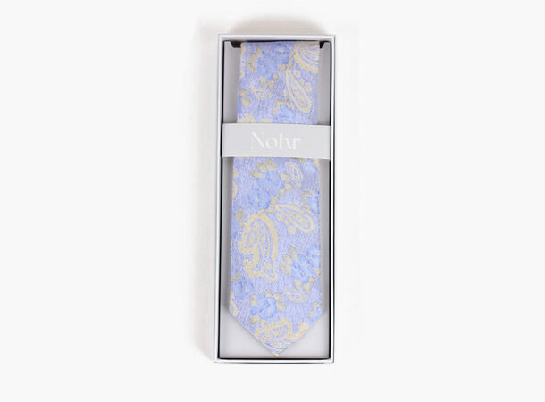 NOHR Silkeslips Sam Lyseblå Pailsey 71 Light blue 