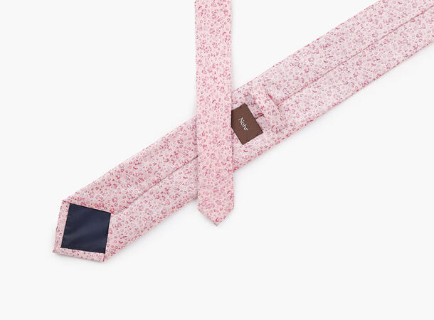 NOHR Sindre Silk Tie 7,6 cm Lys Rosa 51 