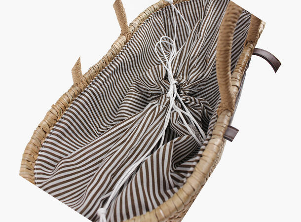 NOHR Thale Stor Veske i Sjøgress Beige 15 