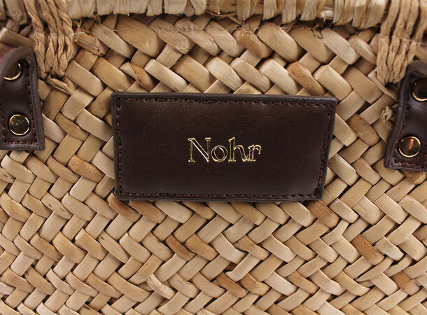 NOHR Thale Stor Veske i Sjøgress Beige 15 