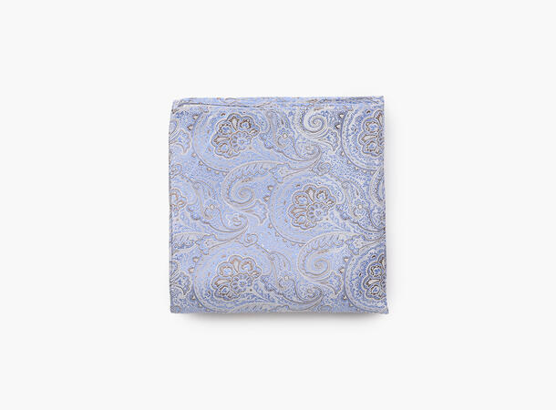 NOHR Theo Silk Pocket Square Lys blå 71 
