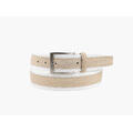 NOHR Venice Semsket Skinnbelte Sand 13 85 cm