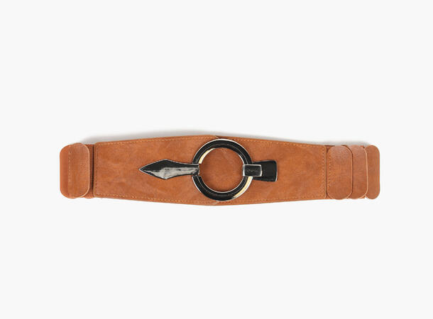 MANZINI Carmen Elastisk Midjebelte 19 Dark brown 