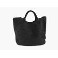 MANZINI Crochet Bag Big 09 Black