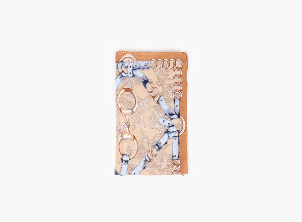 MANZINI Equestrian Scarf 15 Beige 