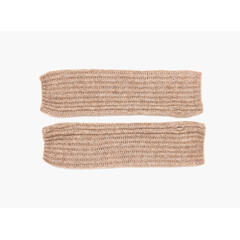 MANZINI Knitted Wrist Warmers 15 Beige