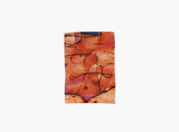 MANZINI Watercolor Scarf 39 Burnt Orange 