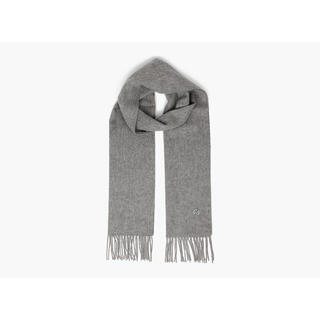 MONTECRISTO Klassisk Ensfarget Ullskjerf 05 Grey melange