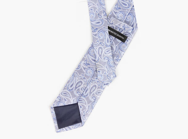 Montecristo woven tie 7,6 cm Blå 75 