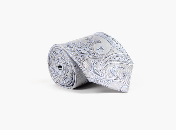 Montecristo woven tie 7,6 cm Grå 05 