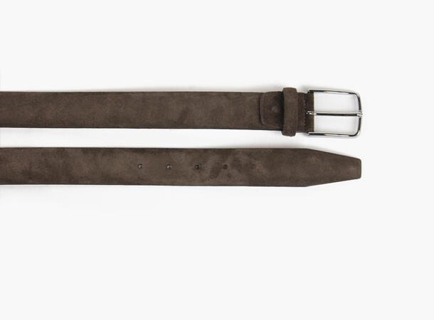 NOHR 100% leatherbelt 3,5 cm 105 cm 