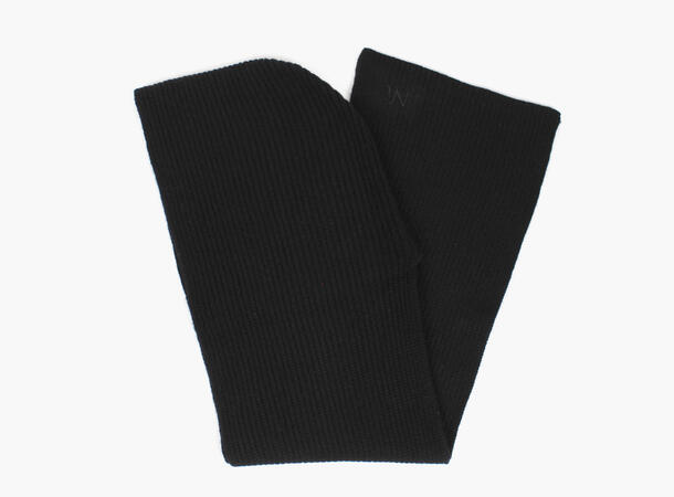NOHR Alex Wool Hoodie Scarf Sort 09 