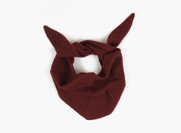 NOHR Gabriella Wool Mohair Triangle 49 Burgundy 