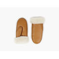 NOHR Ina Leather Shearling Mittens Cognac 17 8,5