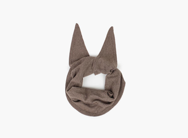 NOHR Lara Solid Wool Cashmere Triangle Brun 19 