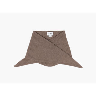 NOHR Lara Solid Wool Cashmere Triangle Brun 19