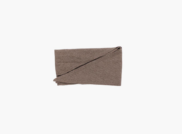 NOHR Lara Solid Wool Cashmere Triangle Brun 19 