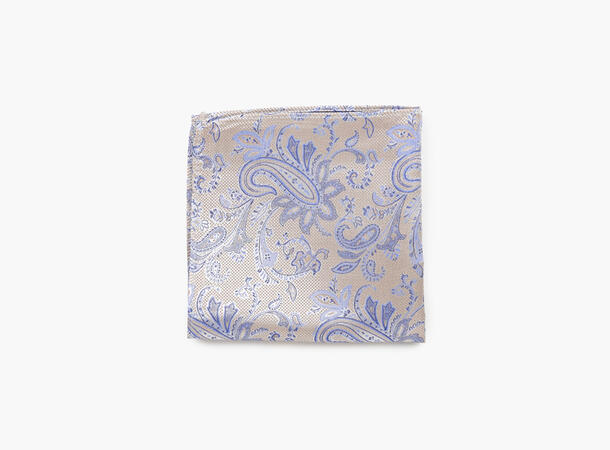 NOHR Magnus Silk Pocket Square Sand 13 