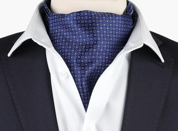 NOHR Max Silk Ascot Marine blå 79 