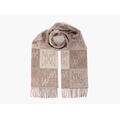 NOHR Sabrina Emblem Lammeullskjerf Beige 15