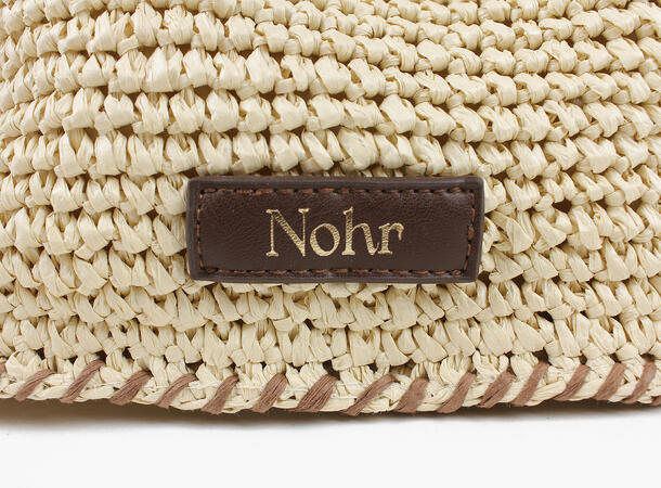 NOHR Selma Veske i Raffia Sand 13 