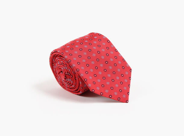 NOHR Silkeslips Henry Coral Blomster 36 Coral 